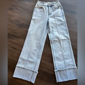 Dear John Light Blue Flare & Wide Leg Jeans